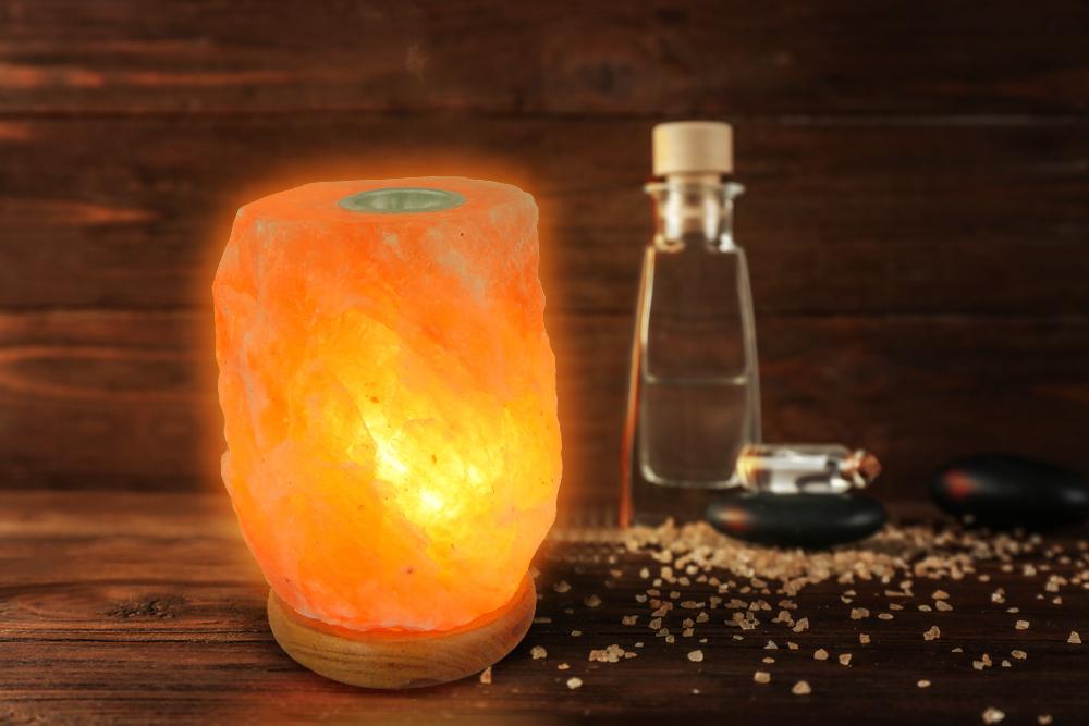 Magical Healing! Natural Himalayan Aroma Rock Salt Lamp (Small)