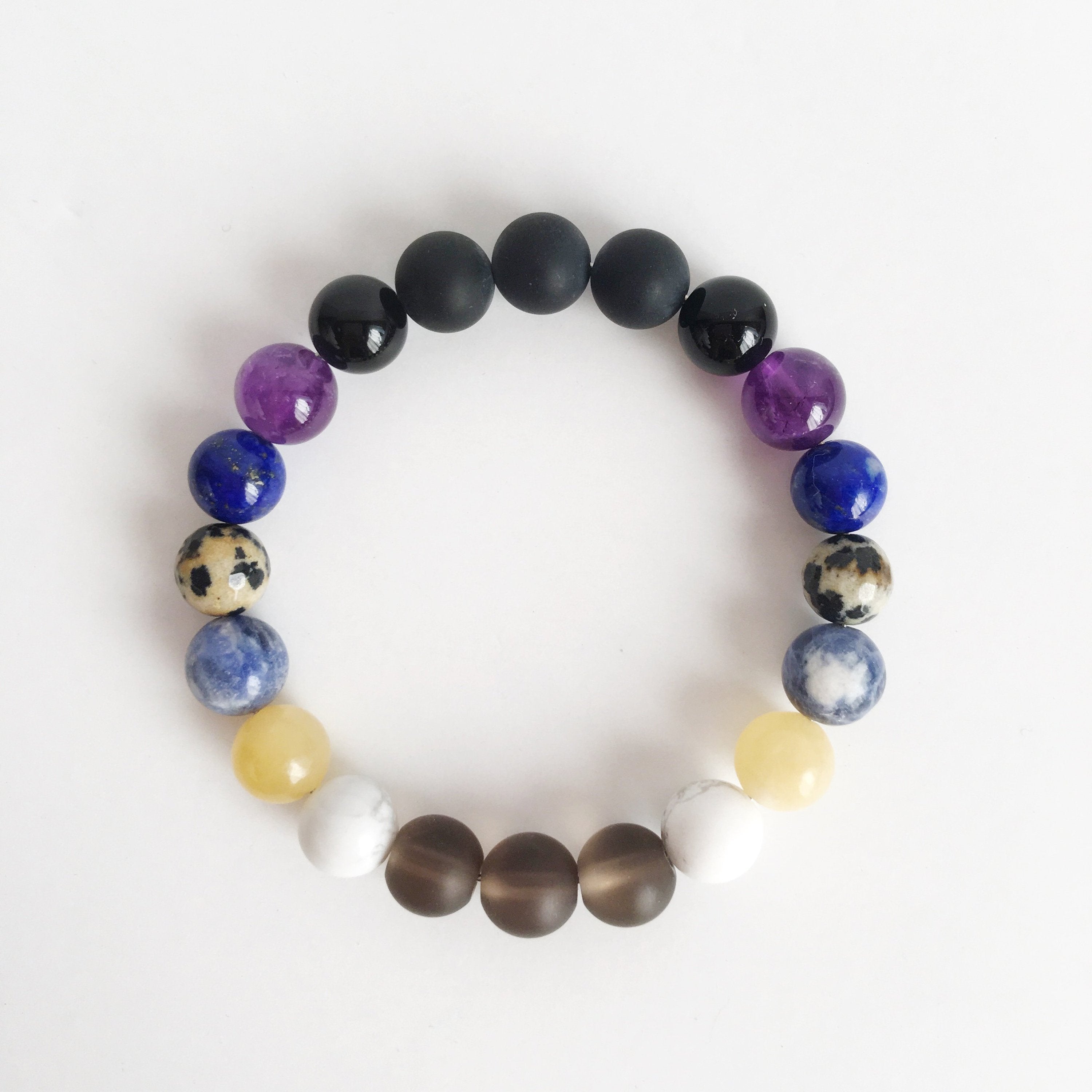 Total Healing Renewal! Mix Gemstone Crystal Bracelet